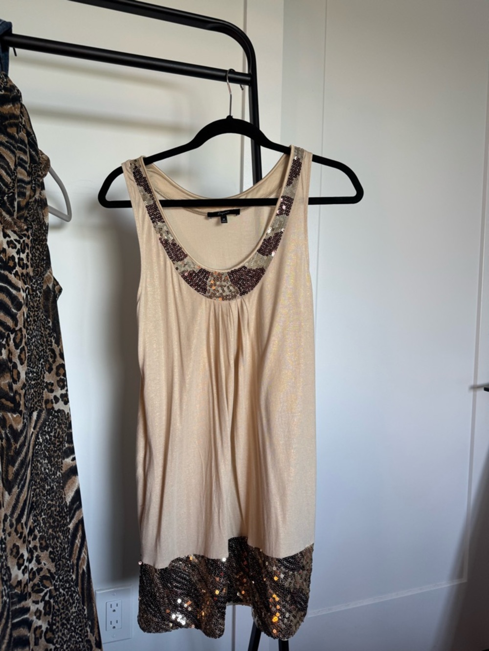 Y2K Vintage Express Sparkle Mini Dress – M